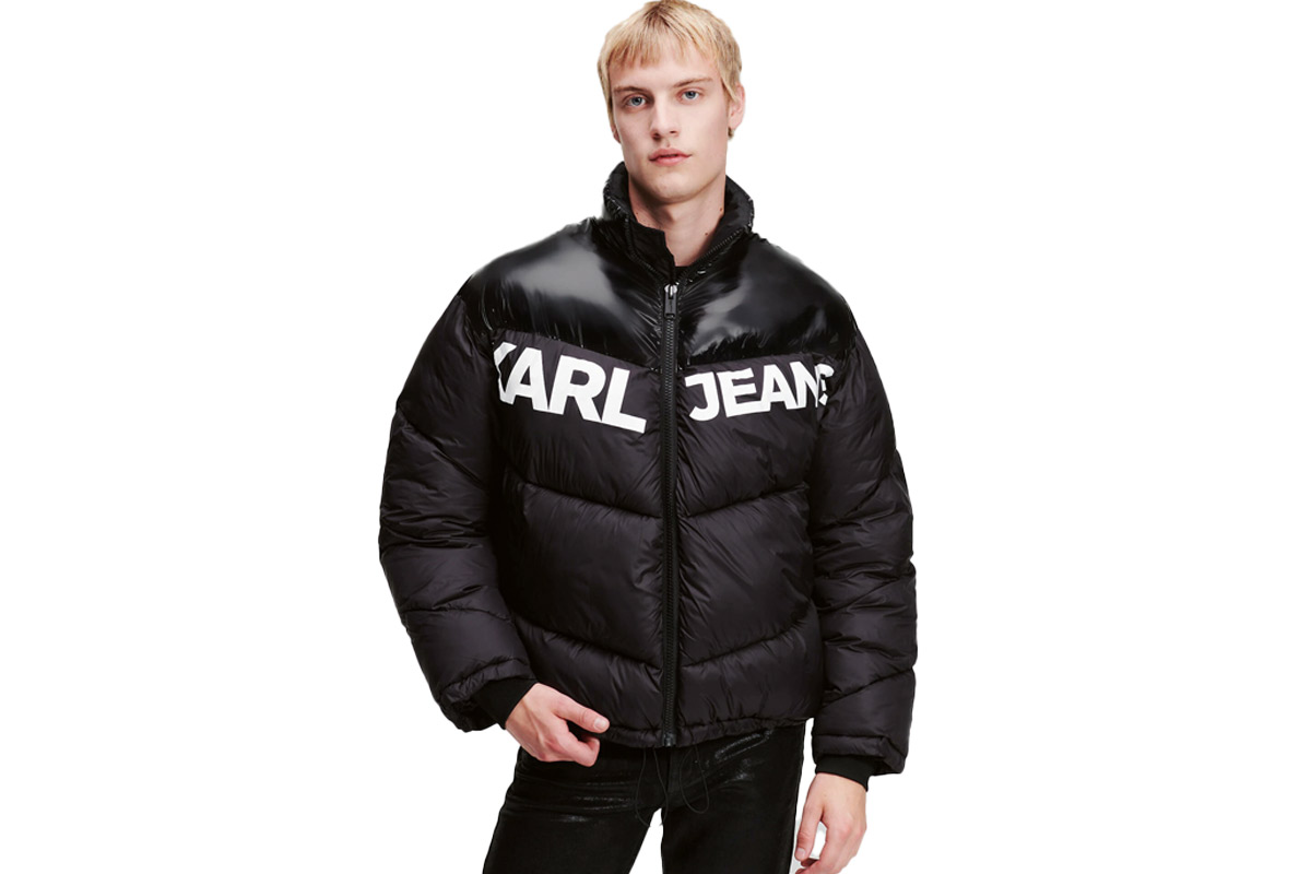 Karl lagerfeld on sale lace puffer jacket